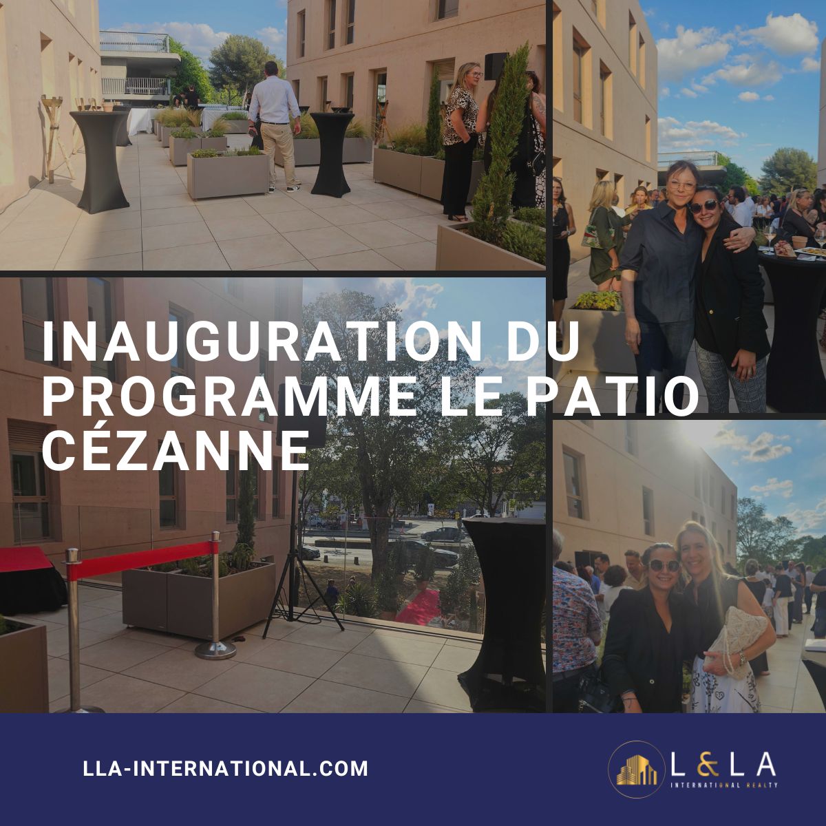 Agence Immobilière Aix-en-Provence | L&LA International Realty | Inauguration du programme "Le Patio Céaznne"